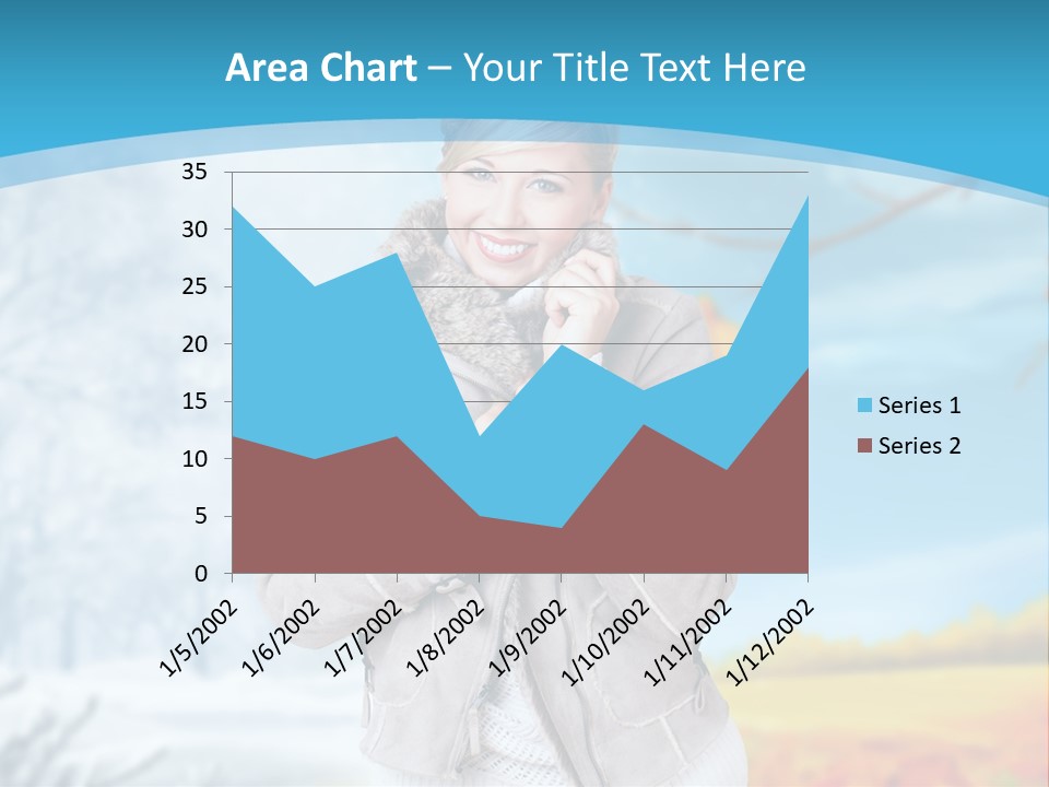 Happiness Background Weather PowerPoint Template
