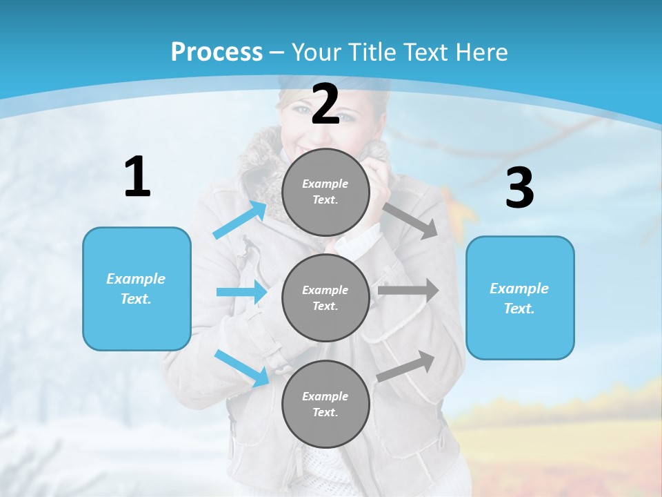 Happiness Background Weather PowerPoint Template