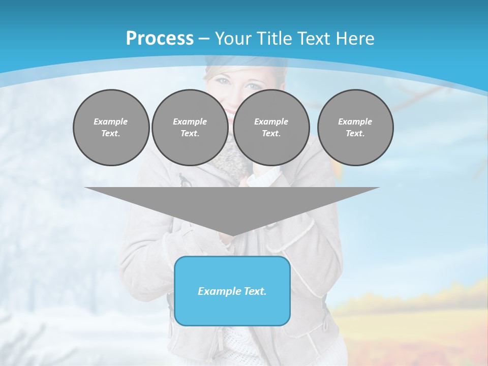 Happiness Background Weather PowerPoint Template