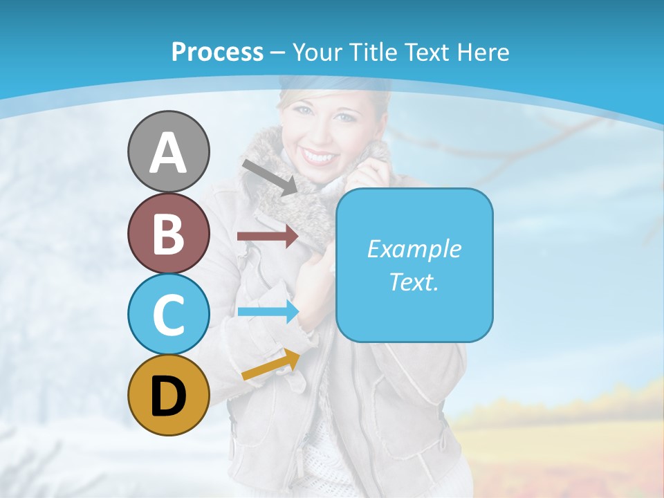 Happiness Background Weather PowerPoint Template