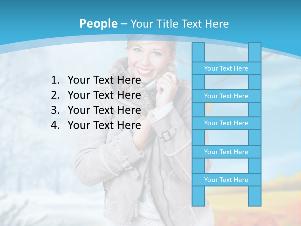 Happiness Background Weather PowerPoint Template