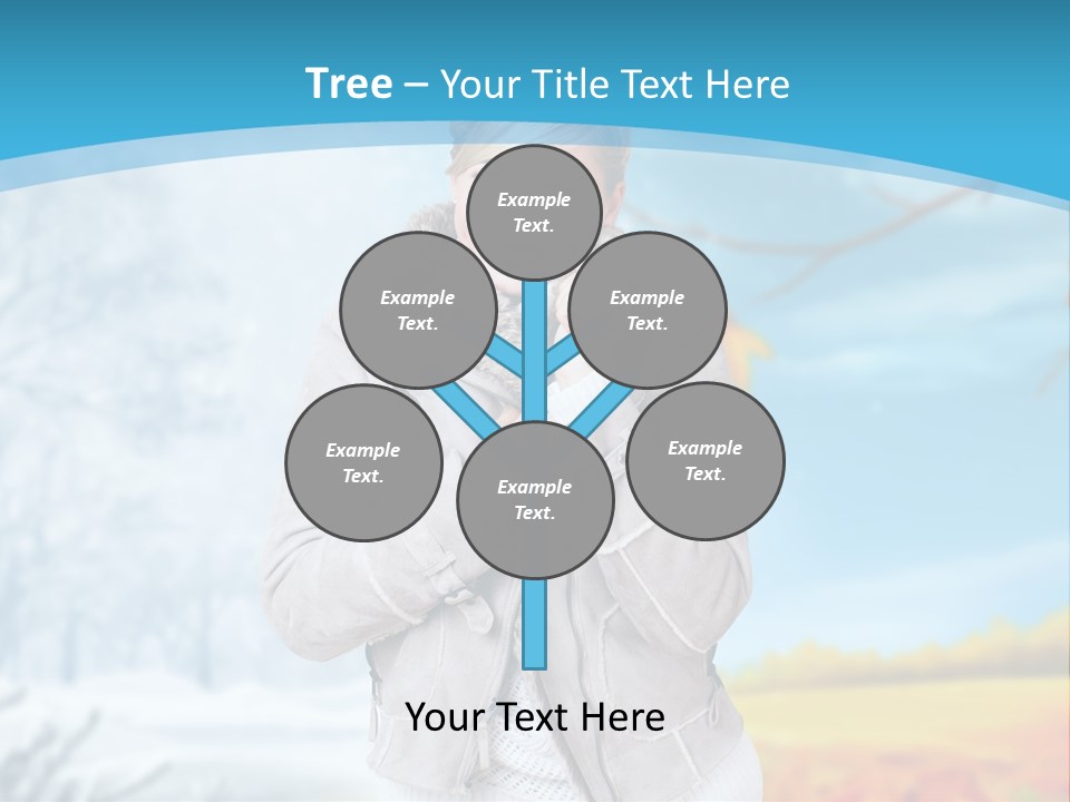 Happiness Background Weather PowerPoint Template