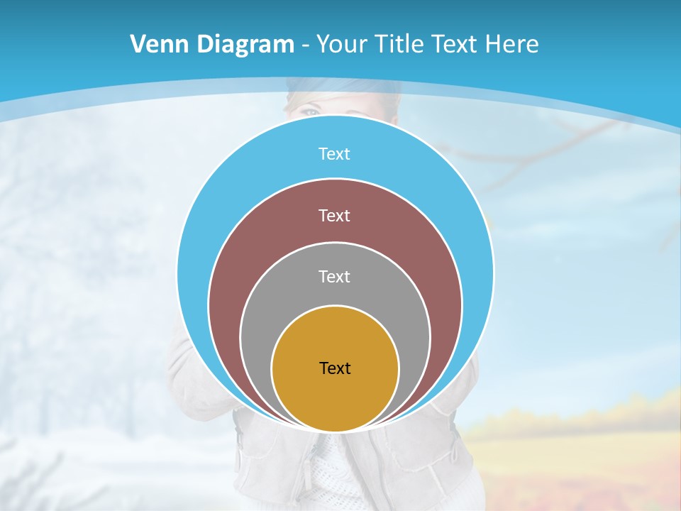 Happiness Background Weather PowerPoint Template