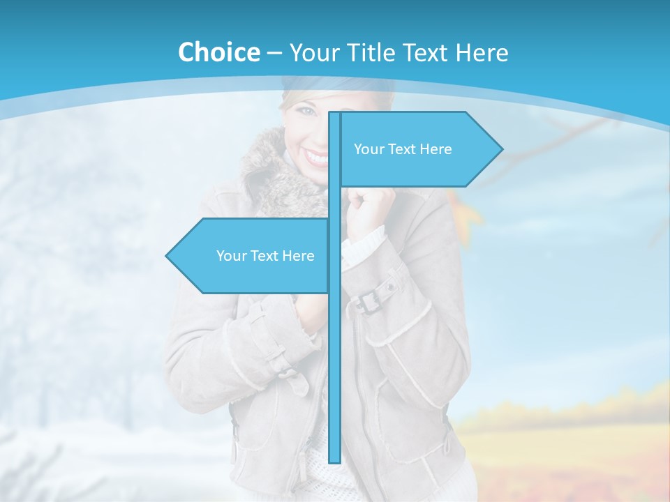 Happiness Background Weather PowerPoint Template