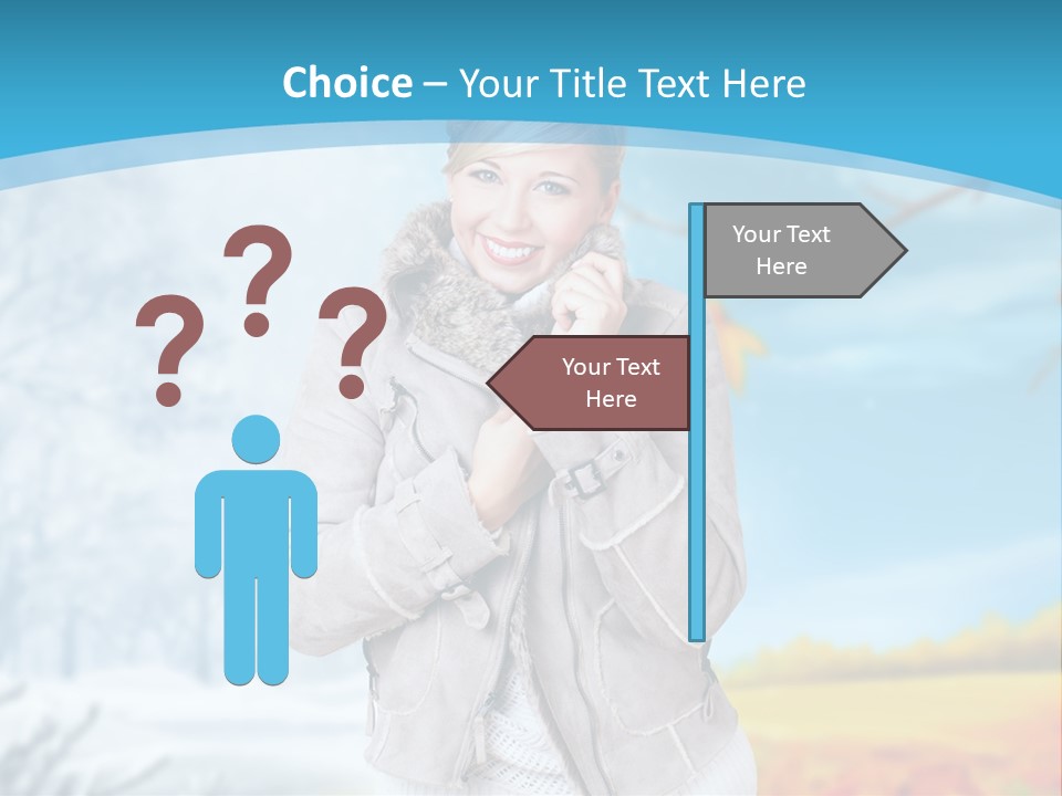 Happiness Background Weather PowerPoint Template