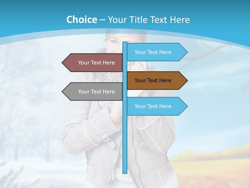 Happiness Background Weather PowerPoint Template