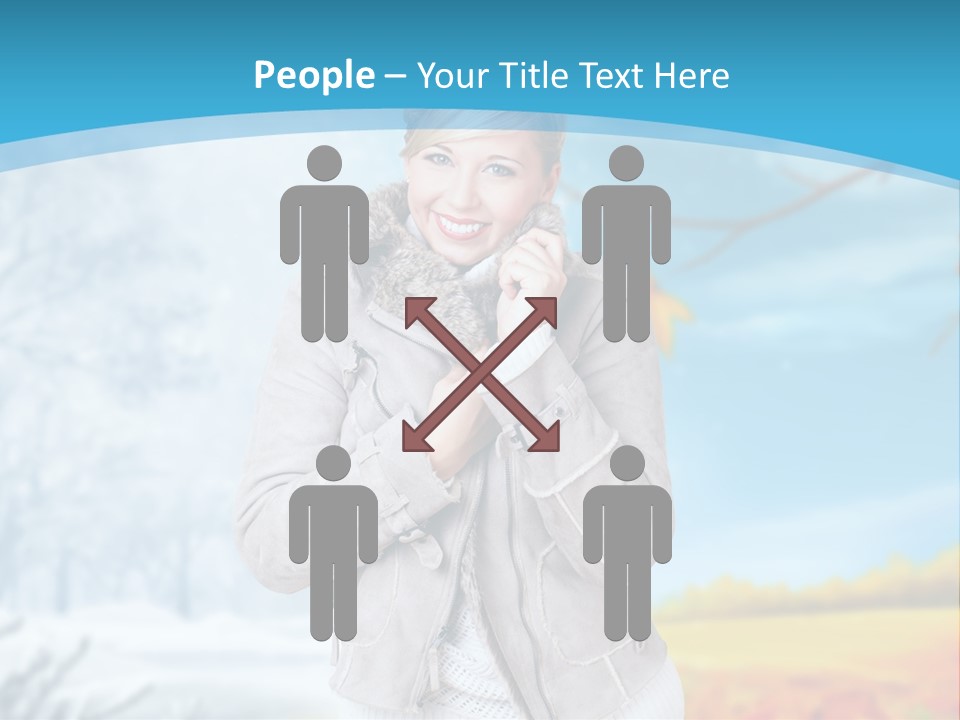 Happiness Background Weather PowerPoint Template