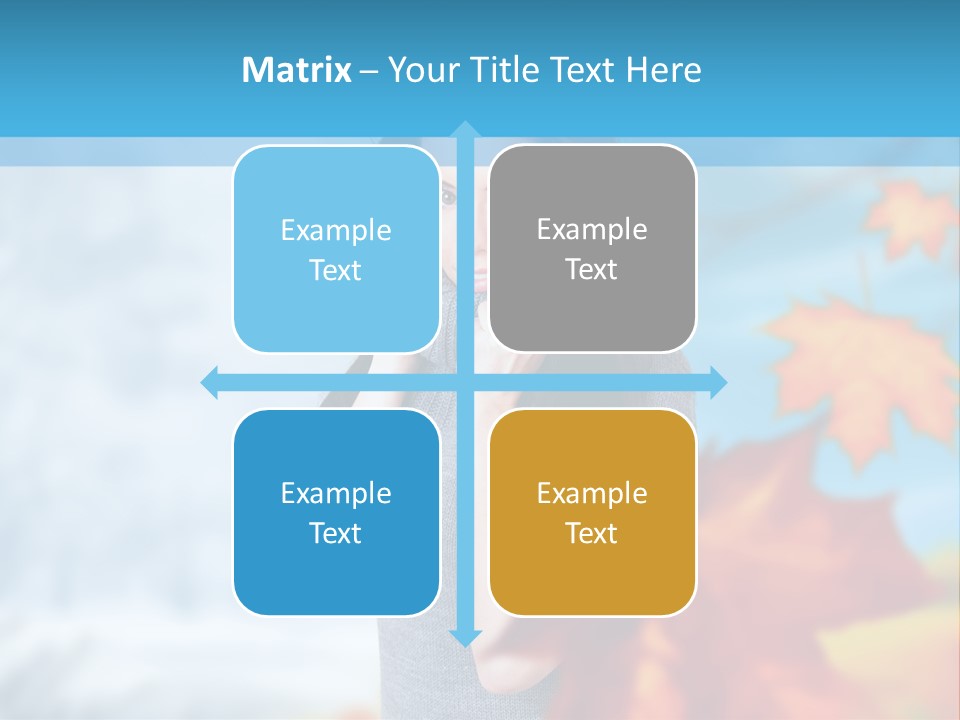 Woman Girl Optimistic PowerPoint Template