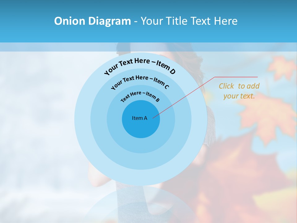 Woman Girl Optimistic PowerPoint Template