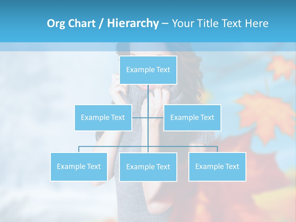Woman Girl Optimistic PowerPoint Template