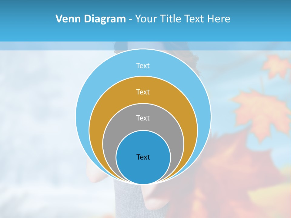 Woman Girl Optimistic PowerPoint Template