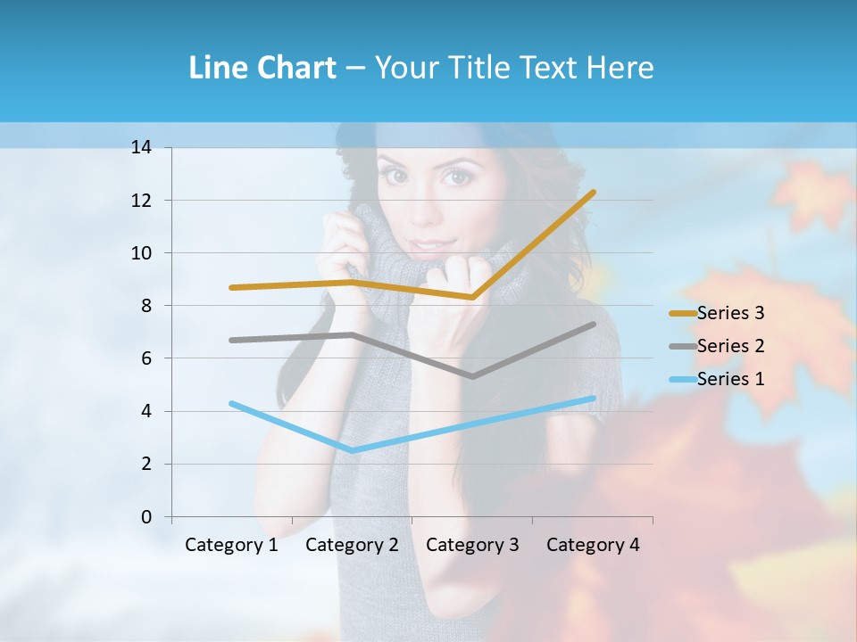 Woman Girl Optimistic PowerPoint Template
