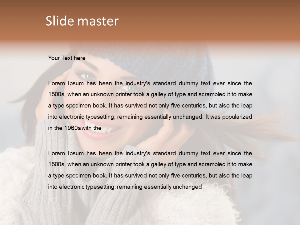 Christmas Outdoor Lifestyle PowerPoint Template