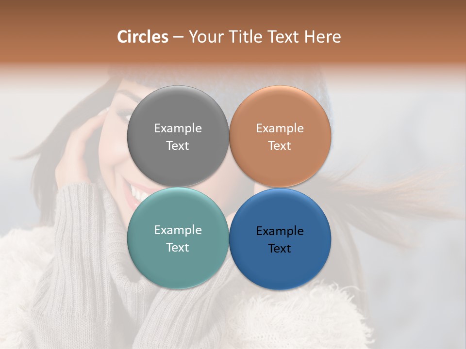 Christmas Outdoor Lifestyle PowerPoint Template