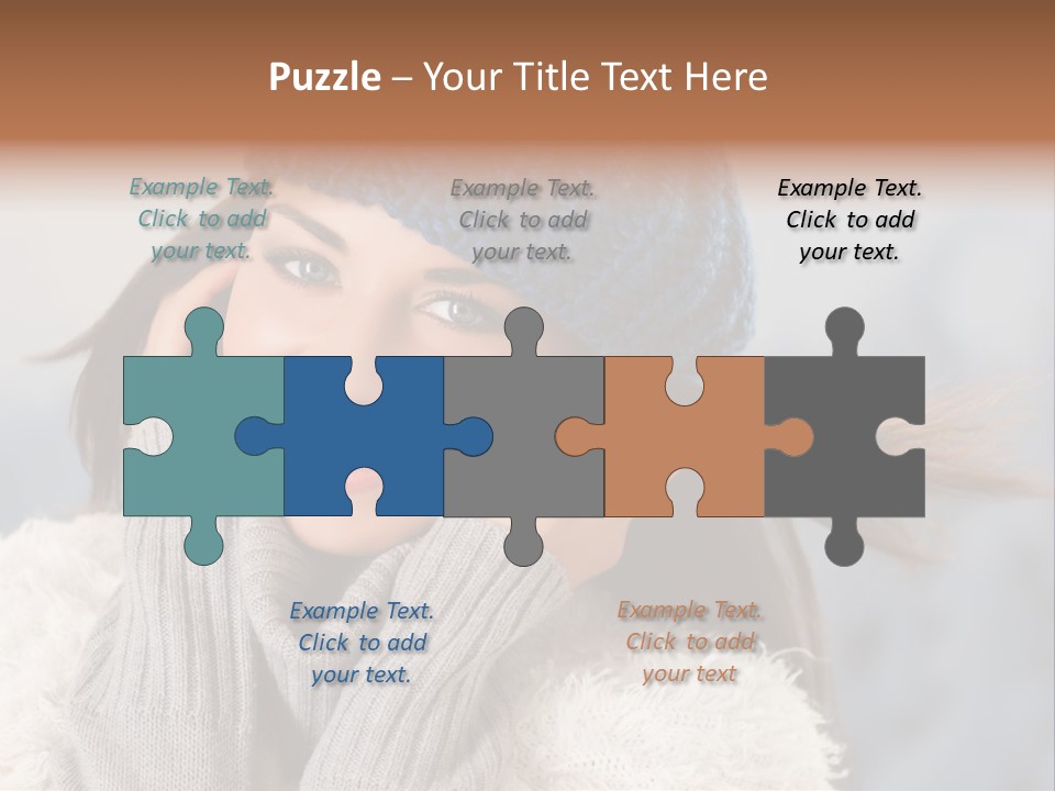 Christmas Outdoor Lifestyle PowerPoint Template