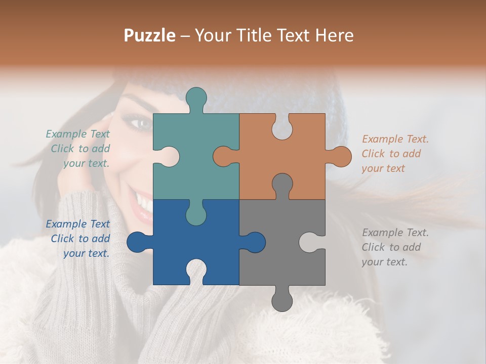 Christmas Outdoor Lifestyle PowerPoint Template