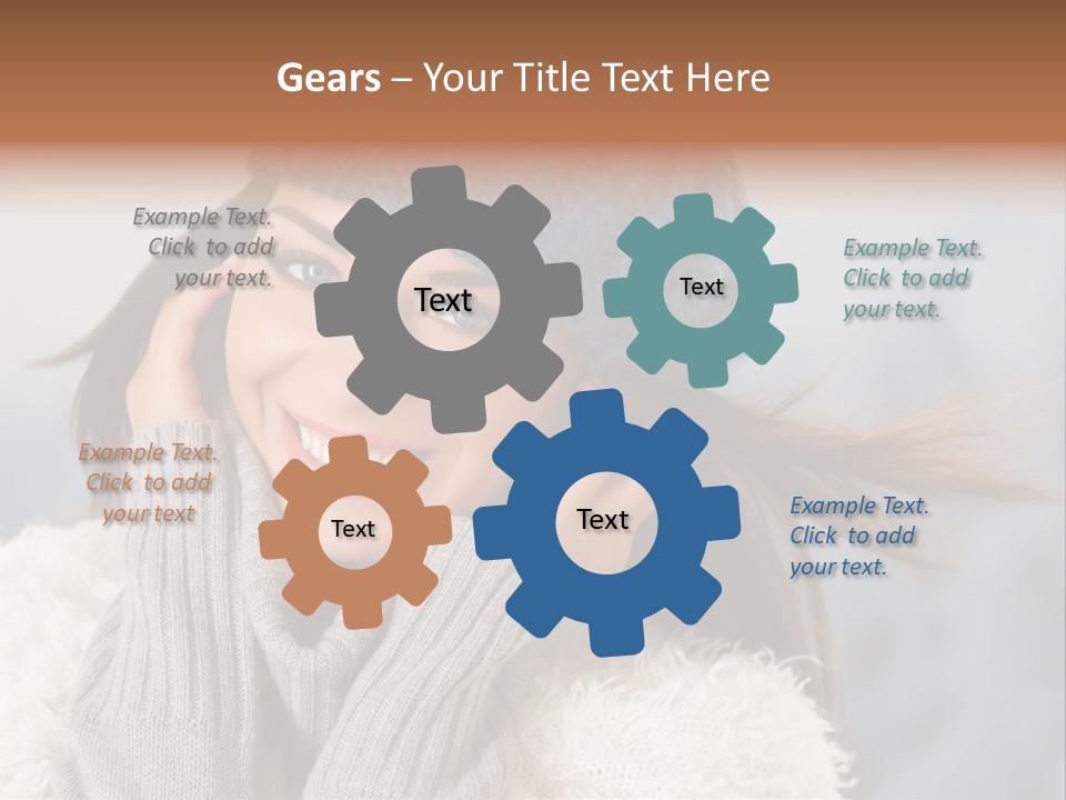 Christmas Outdoor Lifestyle PowerPoint Template