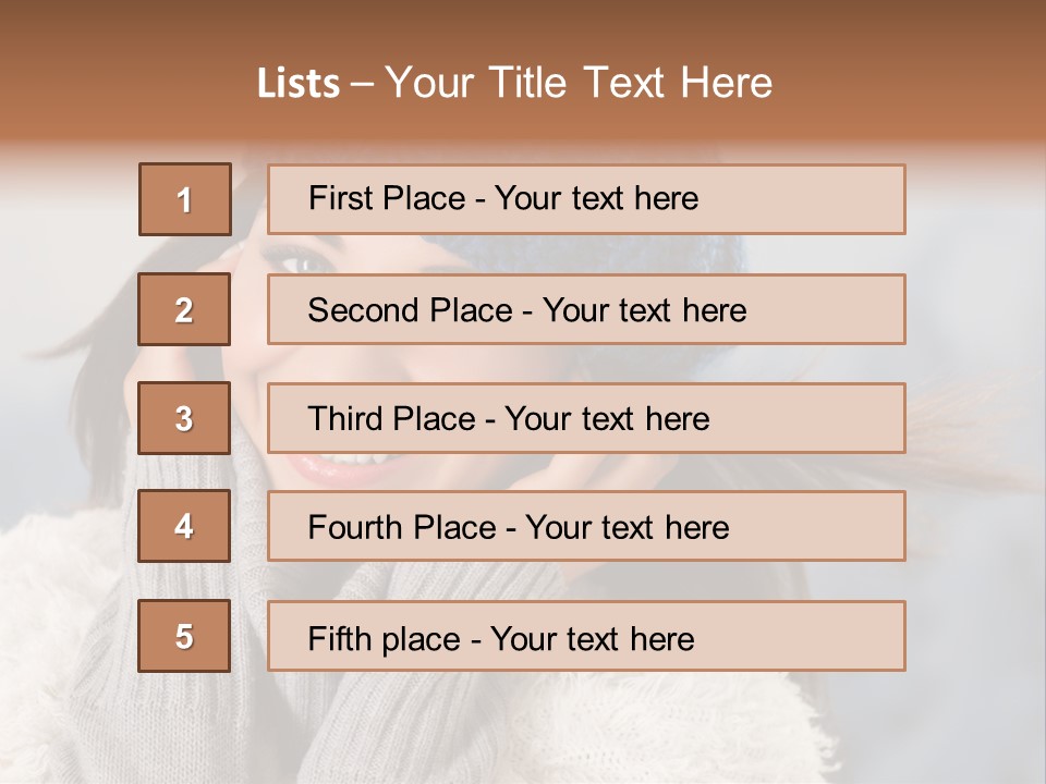 Christmas Outdoor Lifestyle PowerPoint Template