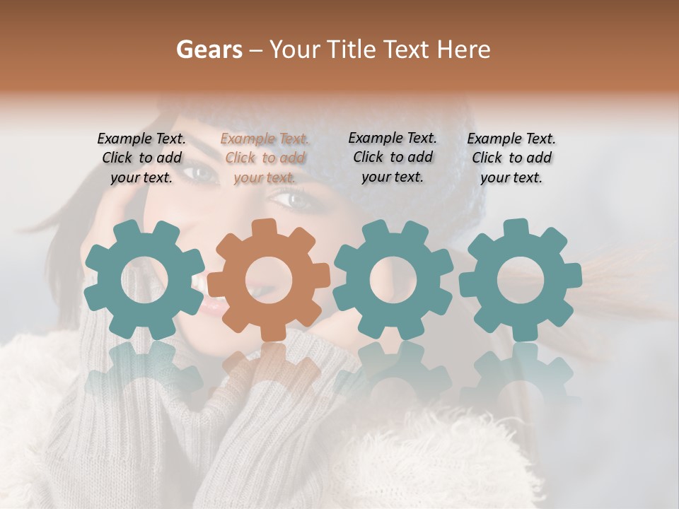 Christmas Outdoor Lifestyle PowerPoint Template