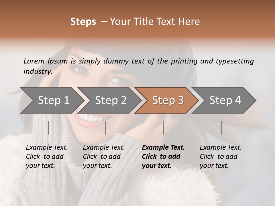 Christmas Outdoor Lifestyle PowerPoint Template