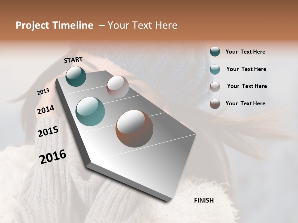 Christmas Outdoor Lifestyle PowerPoint Template