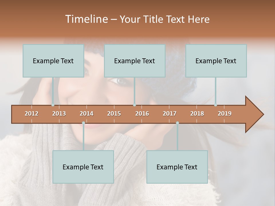 Christmas Outdoor Lifestyle PowerPoint Template