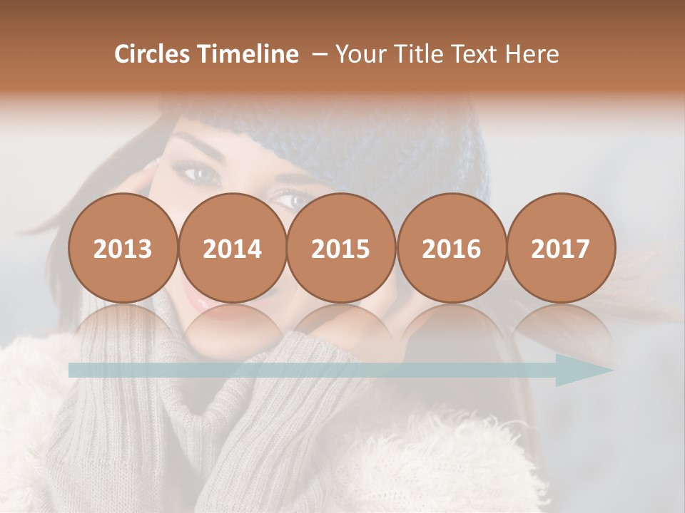 Christmas Outdoor Lifestyle PowerPoint Template