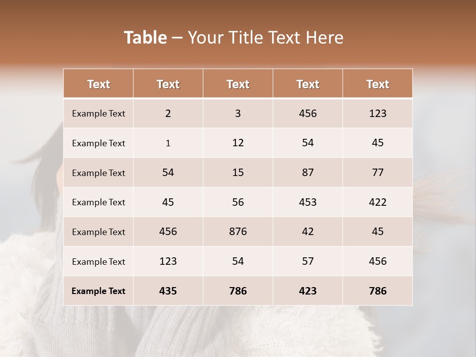 Christmas Outdoor Lifestyle PowerPoint Template