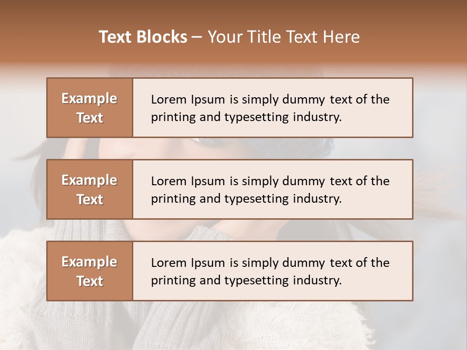 Christmas Outdoor Lifestyle PowerPoint Template
