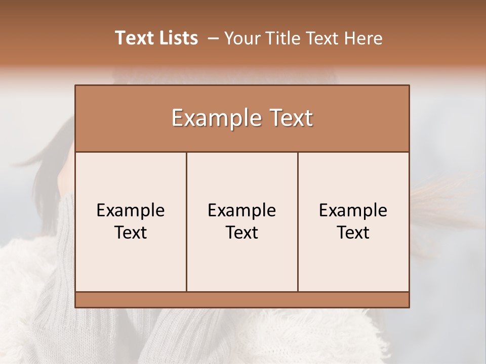 Christmas Outdoor Lifestyle PowerPoint Template