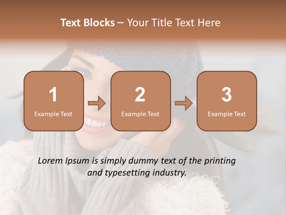 Christmas Outdoor Lifestyle PowerPoint Template