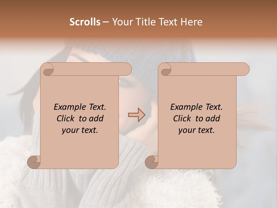 Christmas Outdoor Lifestyle PowerPoint Template