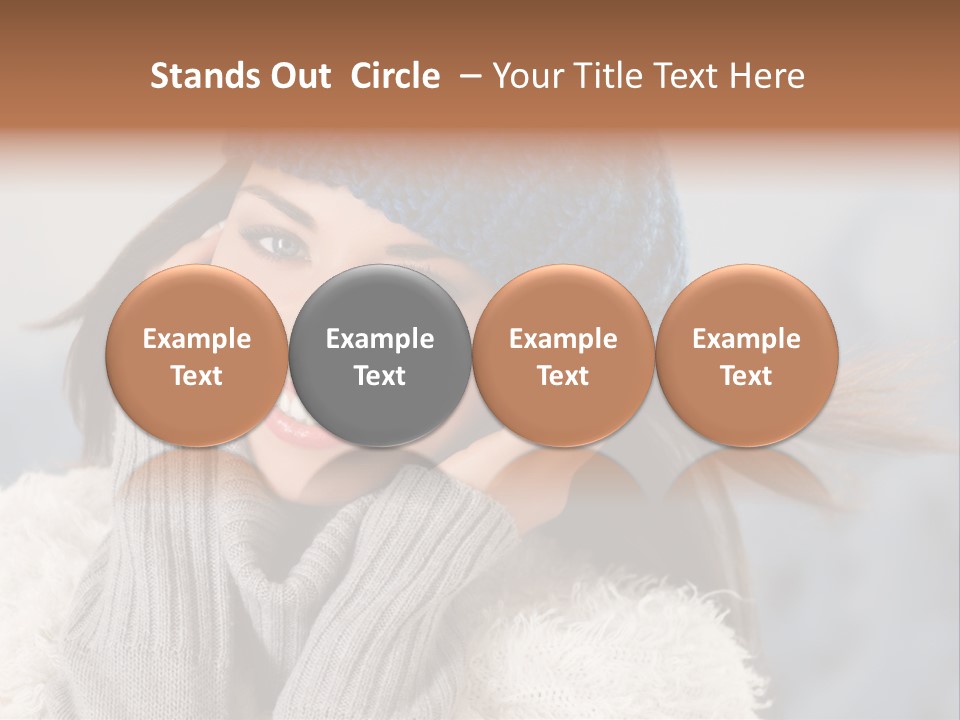 Christmas Outdoor Lifestyle PowerPoint Template