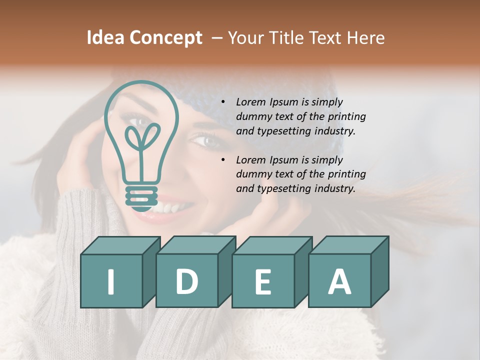 Christmas Outdoor Lifestyle PowerPoint Template