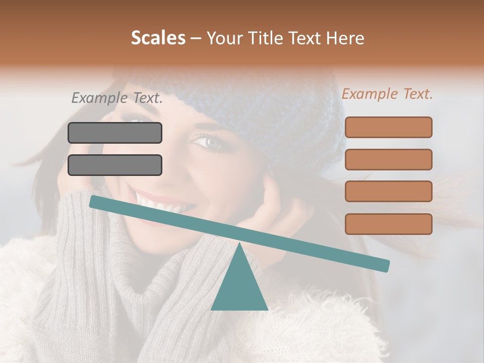 Christmas Outdoor Lifestyle PowerPoint Template