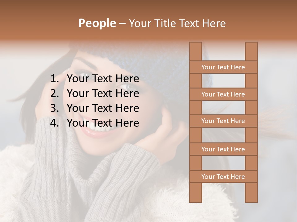 Christmas Outdoor Lifestyle PowerPoint Template