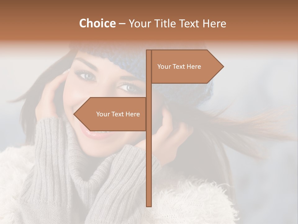 Christmas Outdoor Lifestyle PowerPoint Template
