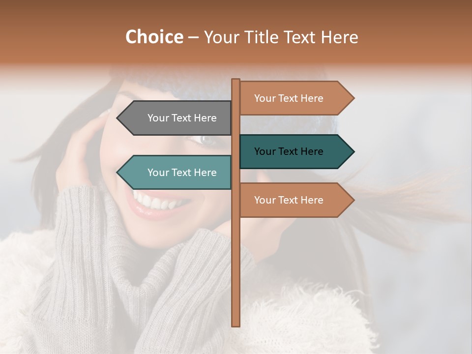 Christmas Outdoor Lifestyle PowerPoint Template