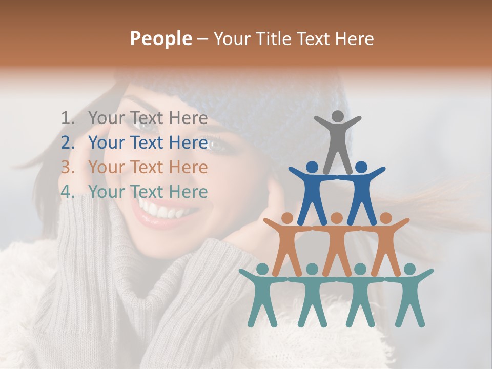 Christmas Outdoor Lifestyle PowerPoint Template