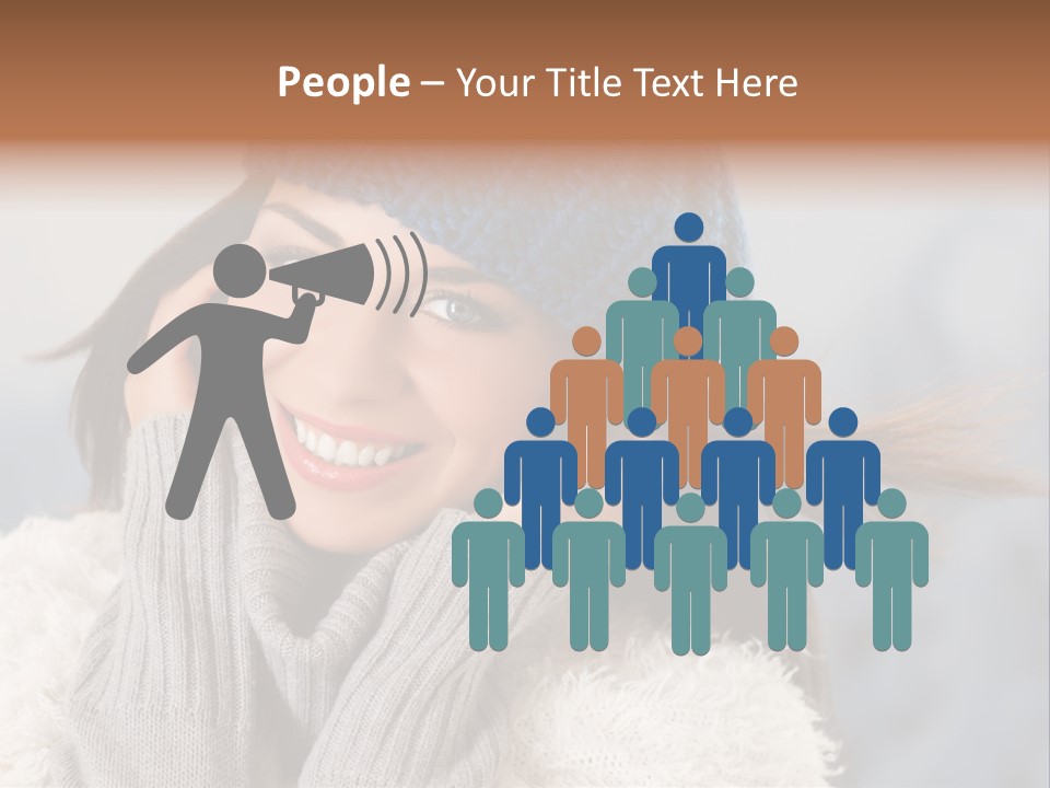 Christmas Outdoor Lifestyle PowerPoint Template