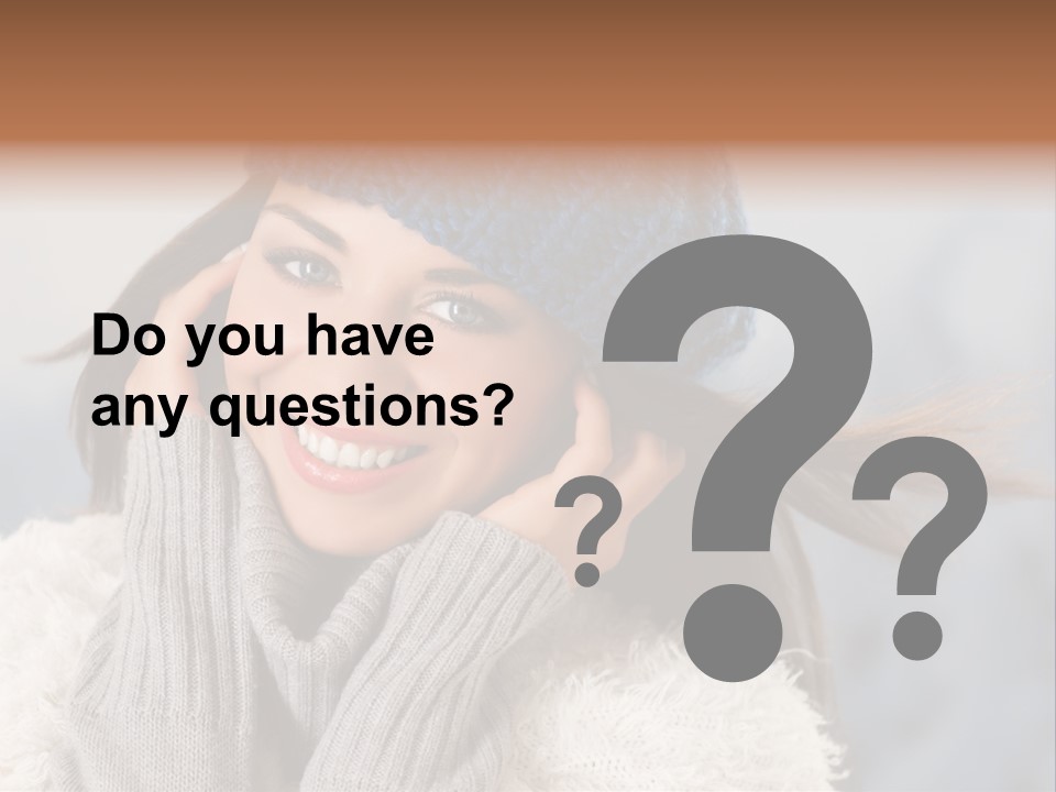 Christmas Outdoor Lifestyle PowerPoint Template