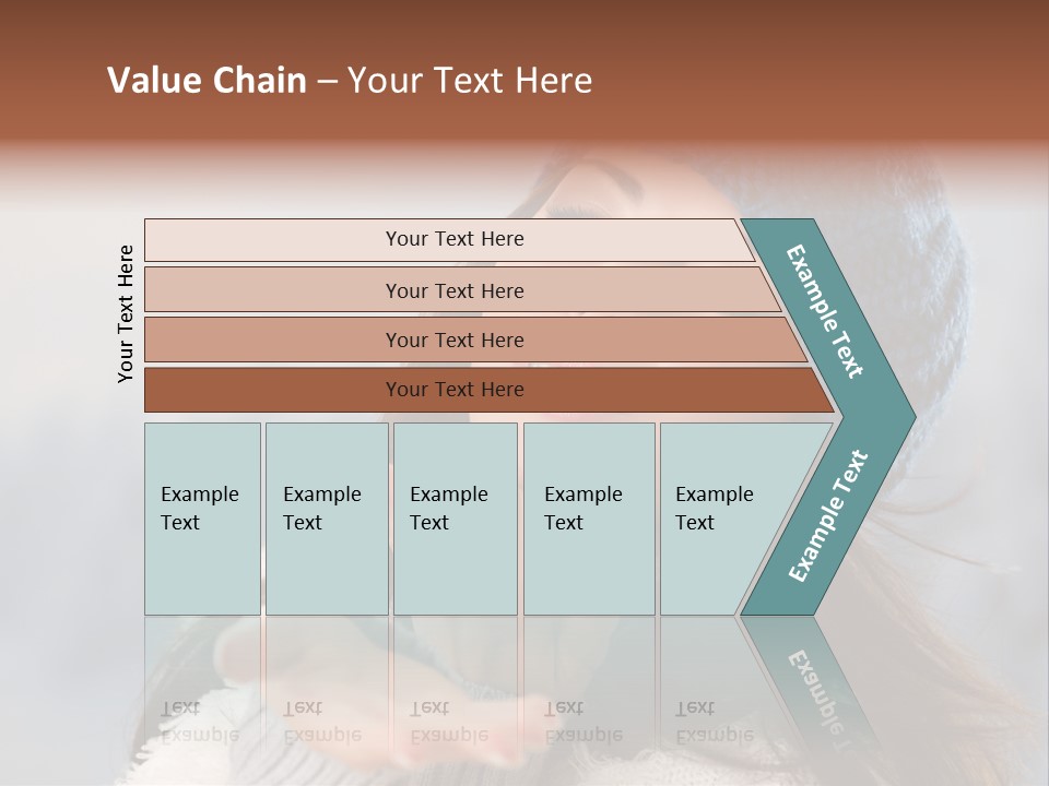 Smiling Winter Person PowerPoint Template
