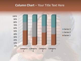 Smiling Winter Person PowerPoint Template