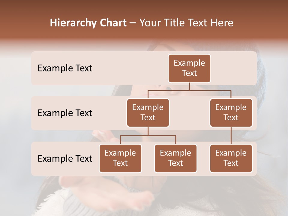 Smiling Winter Person PowerPoint Template