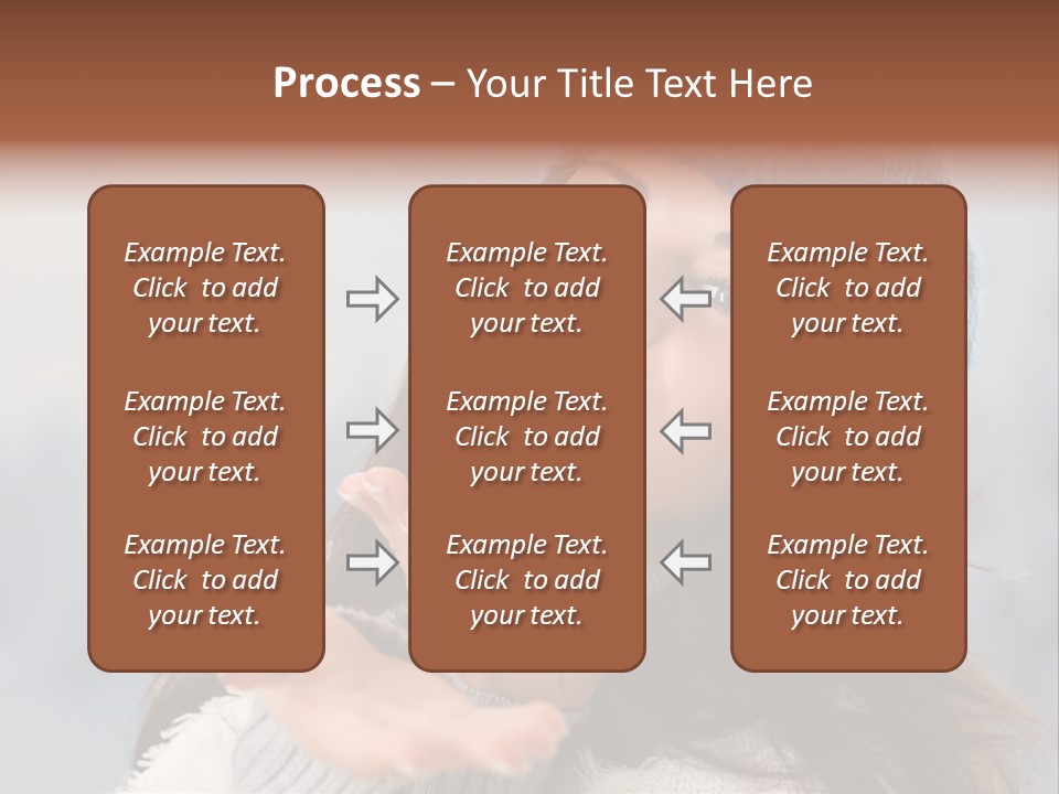 Smiling Winter Person PowerPoint Template