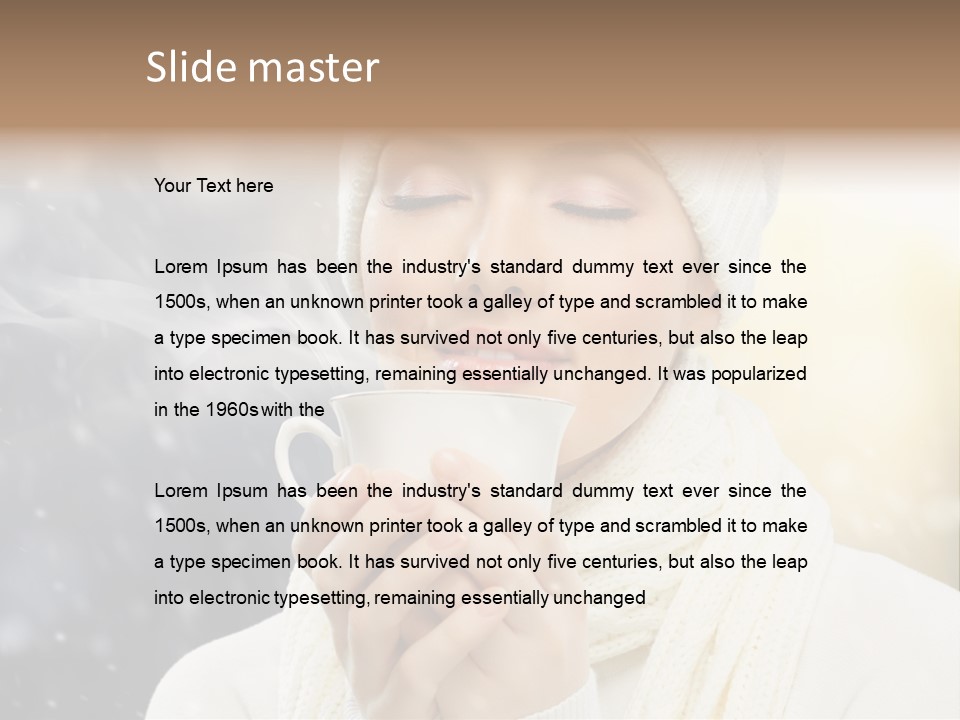 Femininity Leisure Beautiful PowerPoint Template