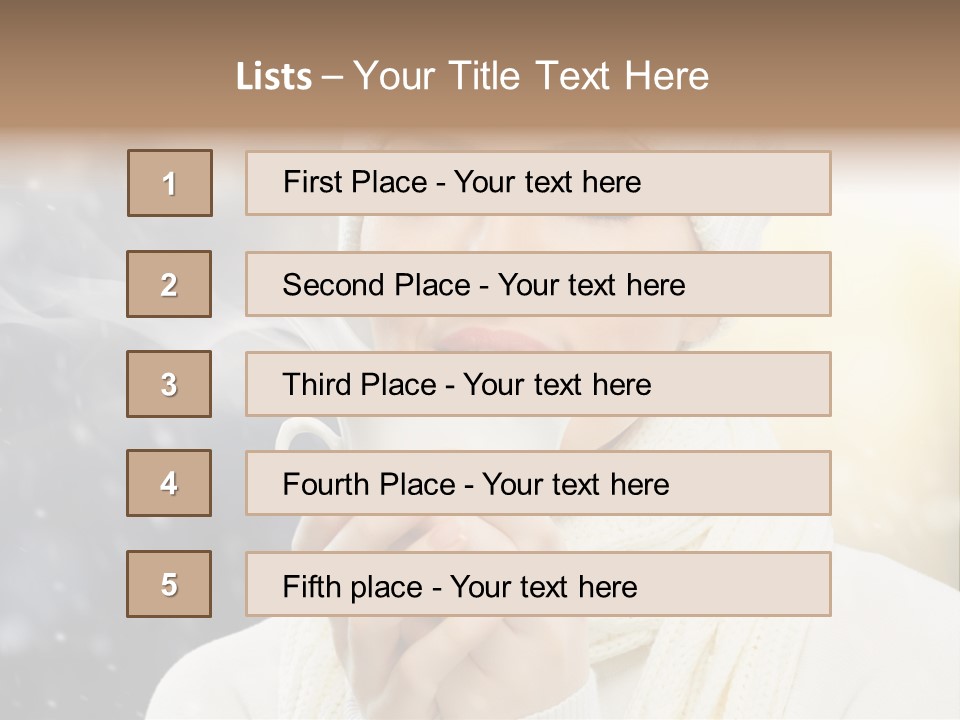 Femininity Leisure Beautiful PowerPoint Template