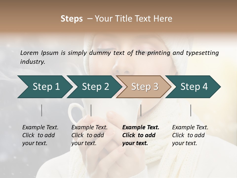 Femininity Leisure Beautiful PowerPoint Template