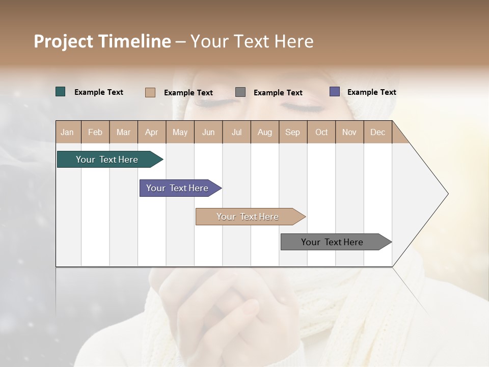Femininity Leisure Beautiful PowerPoint Template