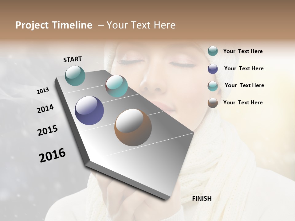 Femininity Leisure Beautiful PowerPoint Template